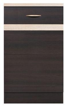 BRW Kuchyňská skříňka Junona Line D1D/50/82-L dvířka Wenge+dub sonoma/korpus wenge (obr. 1)