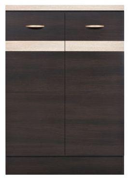 BRW Kuchyňská skříňka Junona Line D2D/60/82 dvířka Wenge+dub sonoma/korpus wenge (obr. 1)