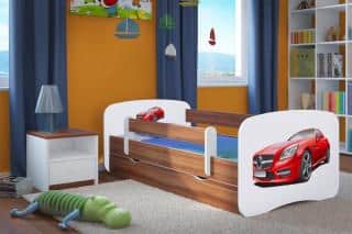 Dětská postel se zábranou Ourbaby - Sporťák