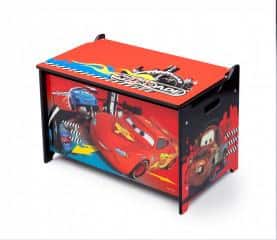 Dřevěná truhla na hračky Cars 2