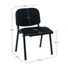 Konferenční židle ISO ECO - černá č.9
