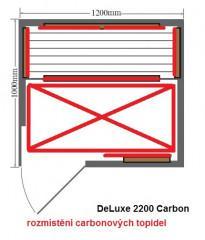 Infrasauna DeLuxe 2200 Carbon - BT č.12