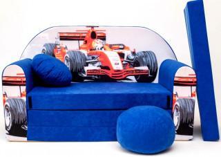 Dětská pohovka Formule Modrá 2008 č.1