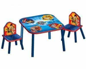 Dětský stůl s židlemi Tlapková patrola - modrý č.1