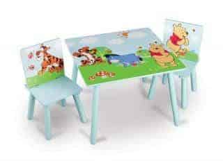 Dětský stůl s židlemi Medvídek Pú č.1
