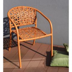 Zahradní židle NEST - oranžová č.4