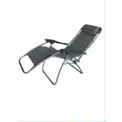 Zahradní relaxační lehátko - šedé č.2