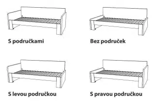 Ilustrační fotografie - rozkládací postel Duovita