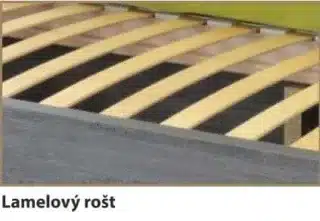 Rozkládací postel Duovita s lamelovým roštem č.8