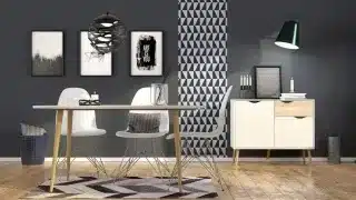 Postel Retro 380 bílá/dub