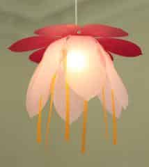 Dětská lampa květ - různé barvy