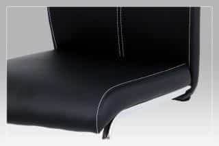 Jídelní židle DCL-409 BK - koženka černá