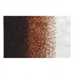Luxusní koberec, kůže, typ patchworku, 140X200 cm, KOBEREC KOŽA typ7