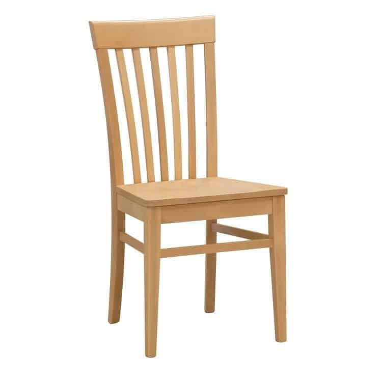 Levně Stima Dřevěná židle K2 masiv Bílá