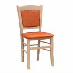 Jídelní židle Denny -
 Dub sonoma/Reginarca terracotta
