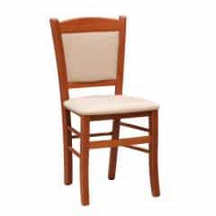 Jídelní židle Denny -
 Třešeň/Reginarca beige