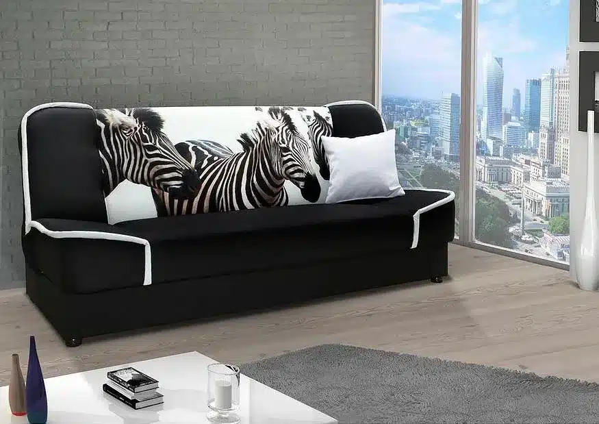 Pohovka Rallye - zebra