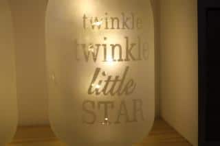 LED lampion Twinkle twinkle little star