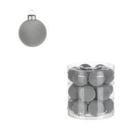 Sametové ozdoby, pr. 4 cm (18 ks) VAK132 GREY