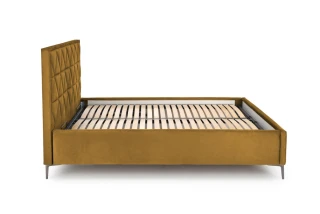 MODULO W5 łóżko 160 - wezgłowie musztardowy tap. Monolith 48 (1p=1szt)