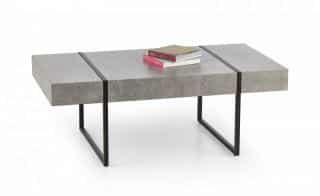 Konferenční stolek Tifany - Beton/černá