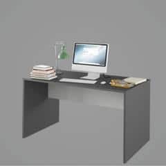 PC stůl, grafit / bílá, Rioma TYP 11