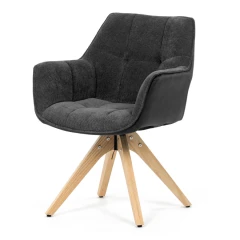 Otočná jídelní židle HC-D7180 GREY2