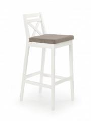 Barová židle Borys - bílá