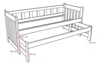 Postel s přistýlkou DPV 002