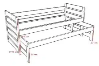 Postel s přistýlkou DPV 011