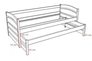 Postel s přistýlkou DPV 012