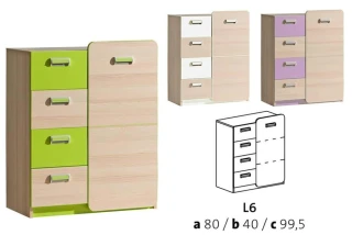 Komoda TEO L6