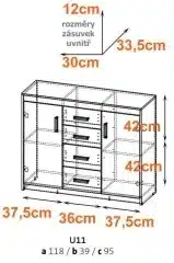 Komoda UNO U11