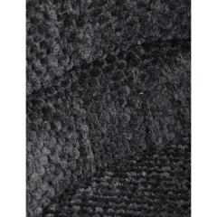 Židle jídelní, šedá látka, černé kovové nohy. CT-W1077 GREY2