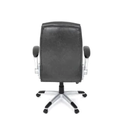 Křeslo kancelářské, šedá ekokůže, houpací mechanismus KA-F1218 GREY