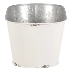 Kovový truhlík, design s růžemi. OK6385-L Kovový truhlík, design s růžemi. OK6385-L