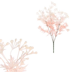 Tráva kvetoucí - umělý trs, barva růžovo-bílá SG6108 PINK