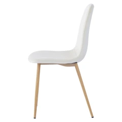 Židle, béžová Dulux Velvet látka/buk, LEGA NEW