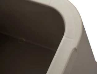 PETRA plastový stůl+box - šedá