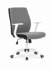 Kancelářská židle Combo - šedá/černý okraj