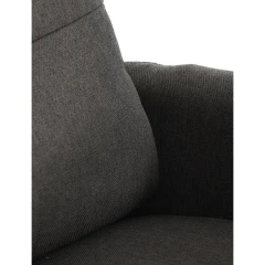 Křeslo polohovací, eletrické, šedá látka. TV-5482 GREY2
