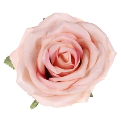 Růže vazbová - umělý květ, staro-růžový, cena za balení (12 ks) KUM3311-OLDPINK