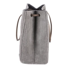 Koš prádelní - manšestr, stahovací, šedý DT3001 GREY
