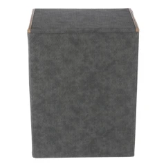 Koš látkový - skládací s víkem, vysoký, šedý DT3004 GREY