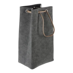 Koš látkový - skládací, stahovací, šedý DT3005 GREY