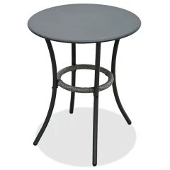 Zahradní set 1+2, stůl 60x60, židle umělý ratan barva antracit, kov antracit AZ-L1103 GREY