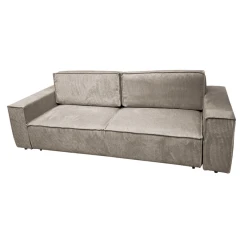 Rozkládací pohovka, šedobéžová Taupe, HARPERA BIG SOFA