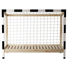Montessori postel, přírodní/bílá/černá, 90x200, FUTAL