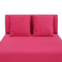 Skládací matrace/křeslo, 2v1, růžová magenta, PELOS