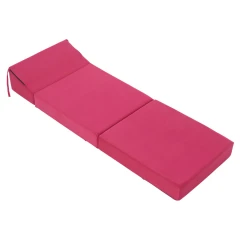 Skládací matrace/křeslo, 2v1, růžová magenta, PELOS